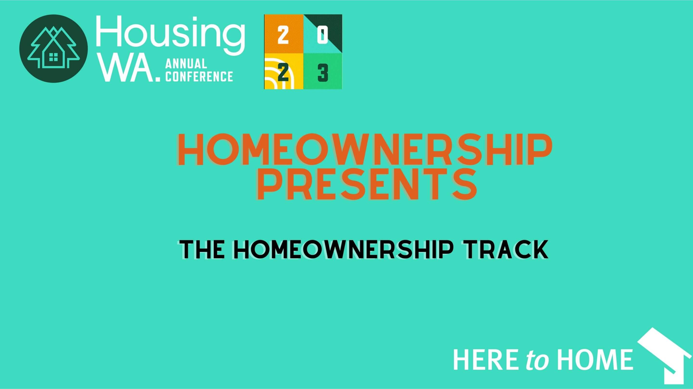 Join us at Housing Washington for the new Homeownership track!