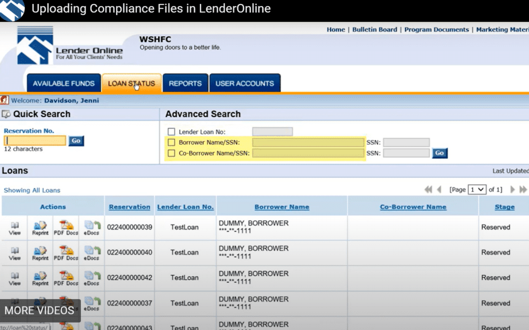 Pulling Loan Docs